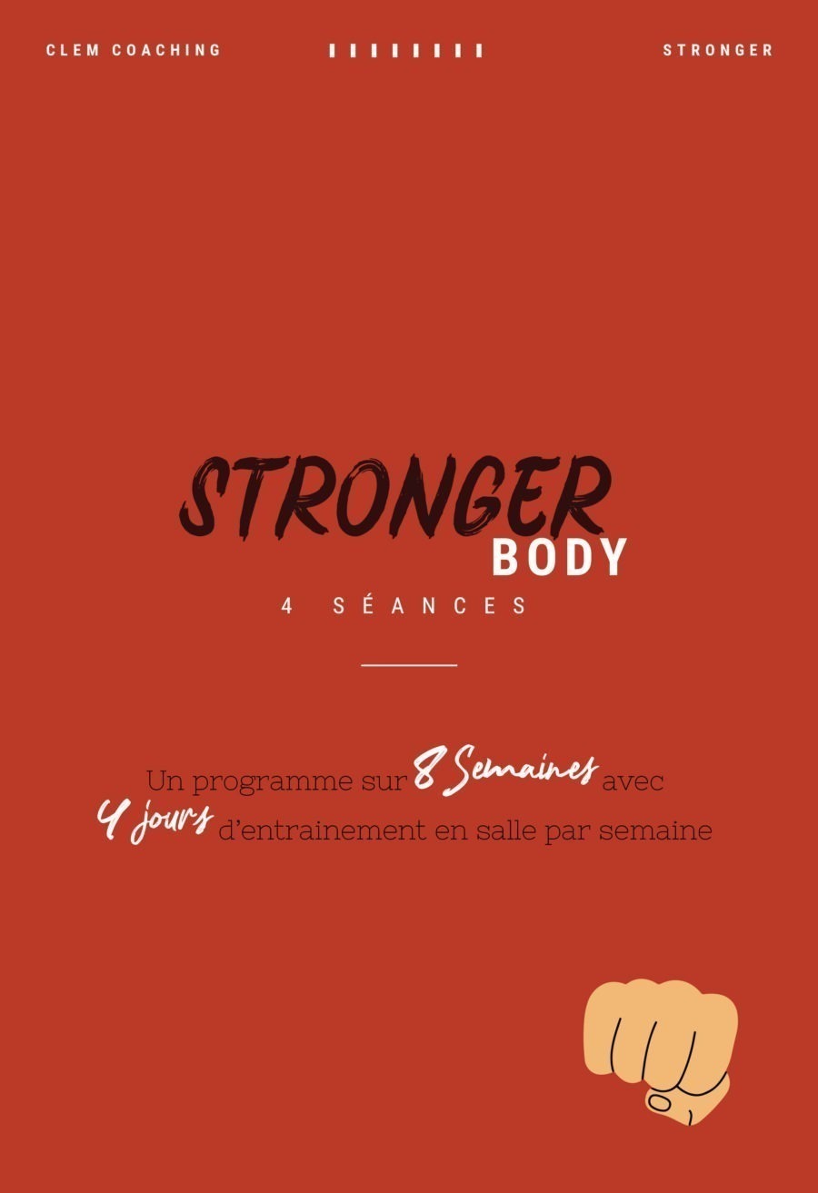 eBOOK n°2 Stronger 4 séances